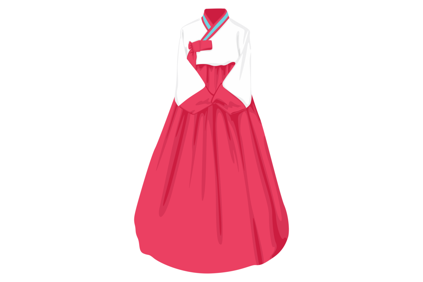 roupas tradicionais coreanas - hanbok png