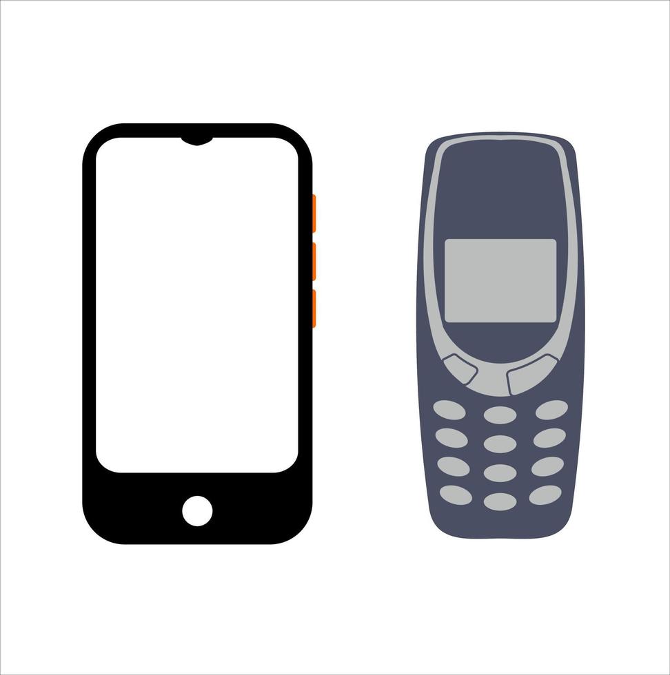 handphone vintage vector design