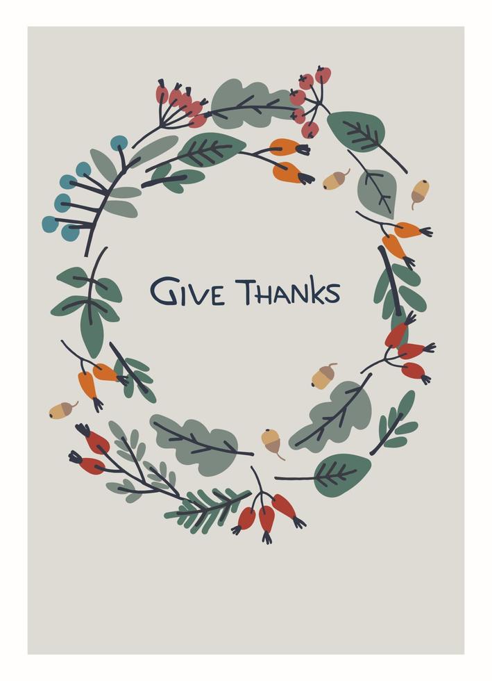 Thanksgiving Day holiday design vector