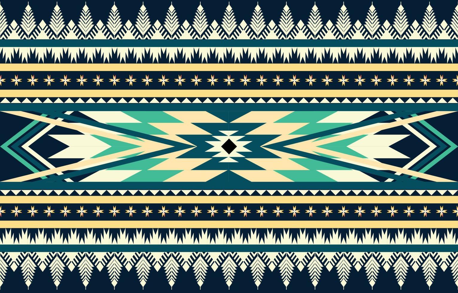 Colorful geometric ethnic pattern. Oriental, western, aztec, tribal traditional. seamless pattern. fabric, tile, background, carpet, wallpaper, clothing, sarong,wrapping, Batik, fabric,Vector pattern. vector