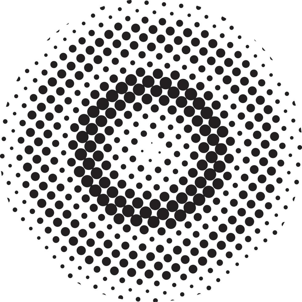 Abstract halftone dots vector