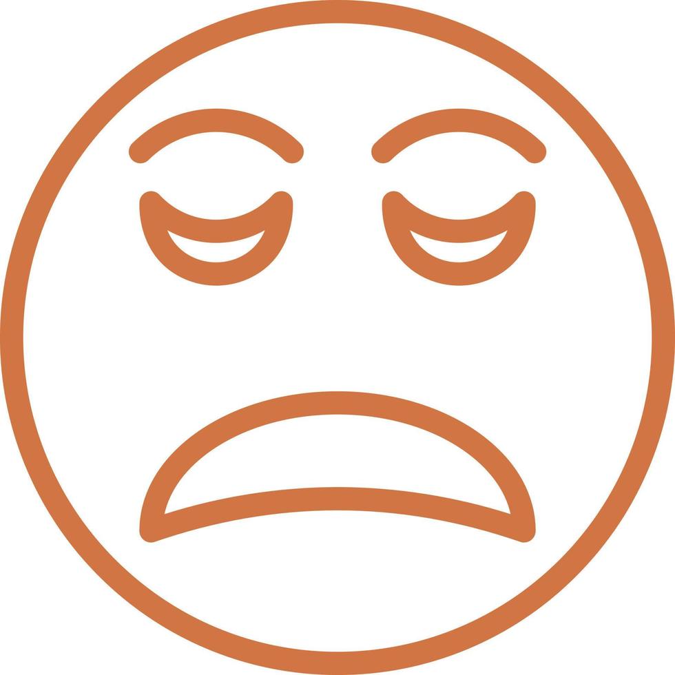 Disappointed Icon Style vector