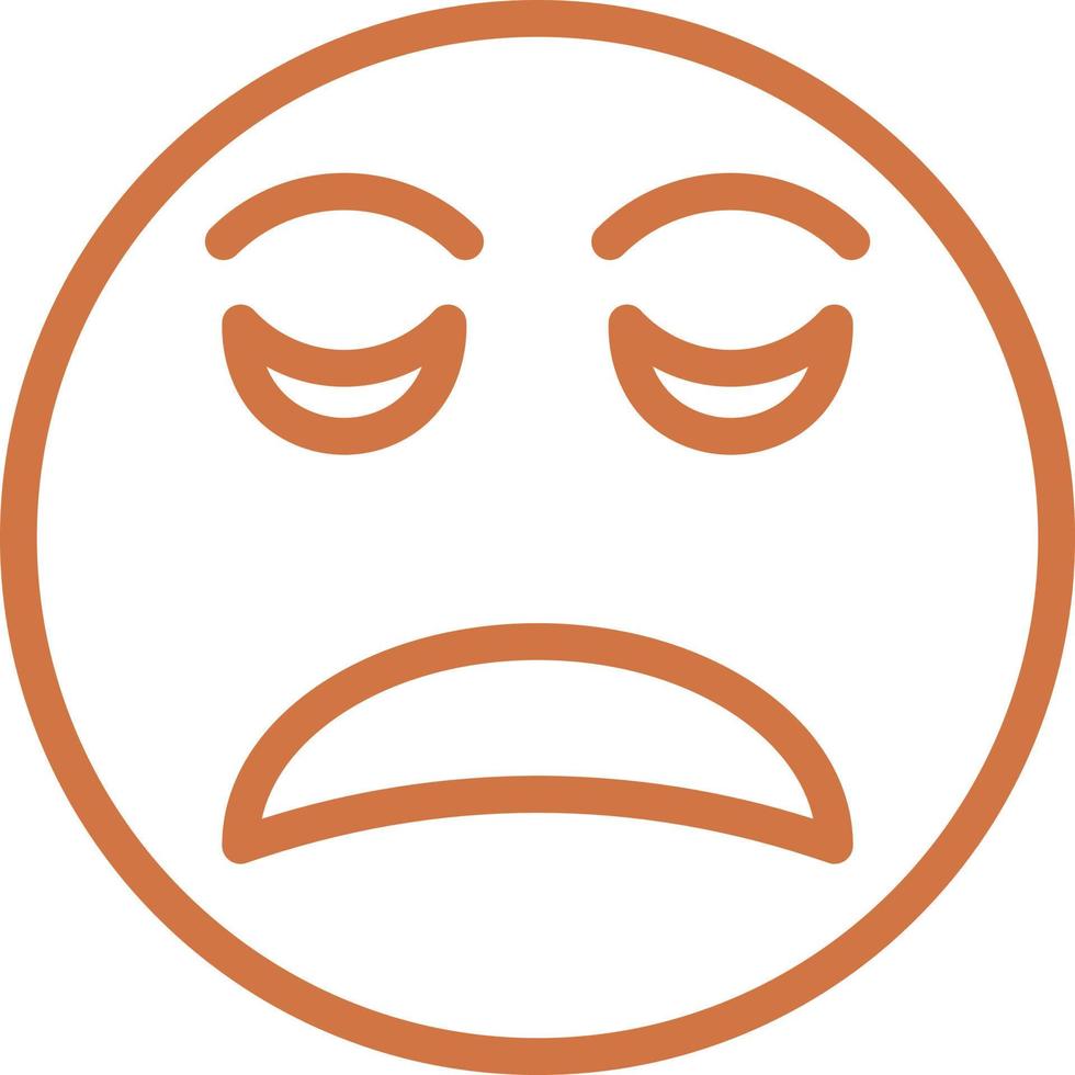 Disappointed Icon Style vector