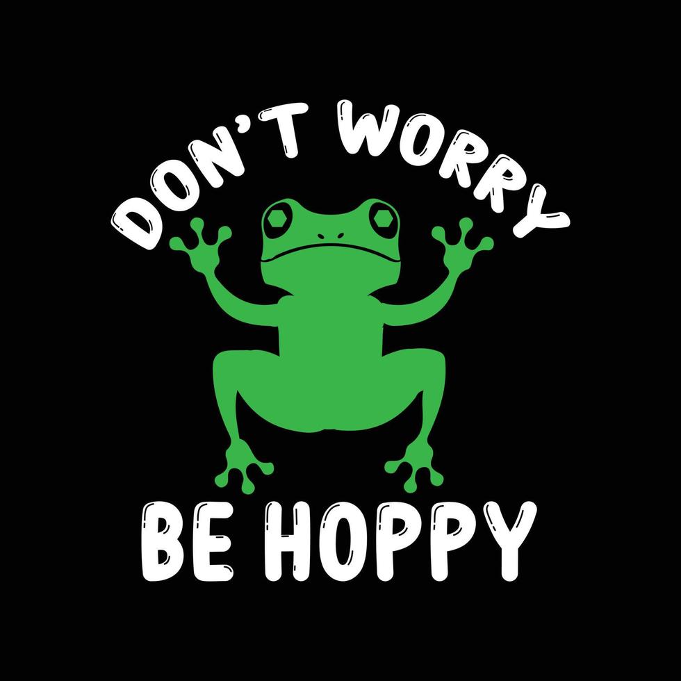 Frog T-shirt design vector