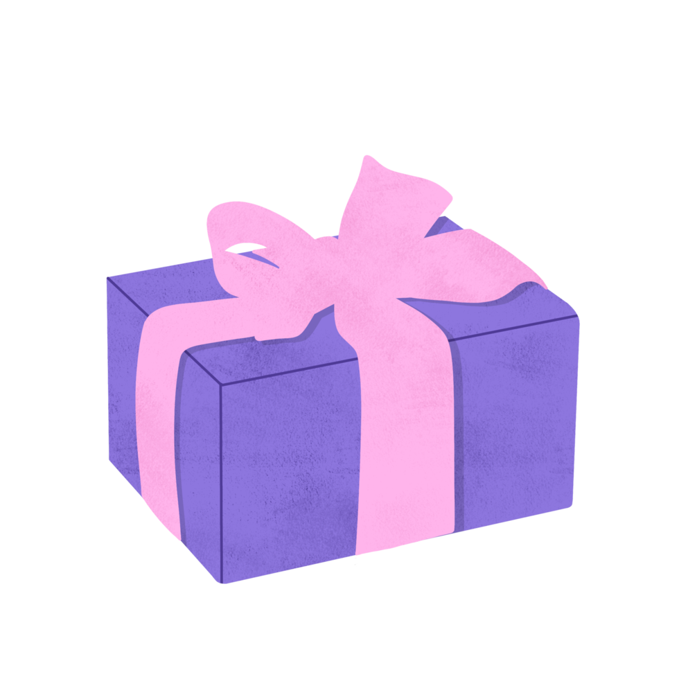 Watercolor Birthday Gift png