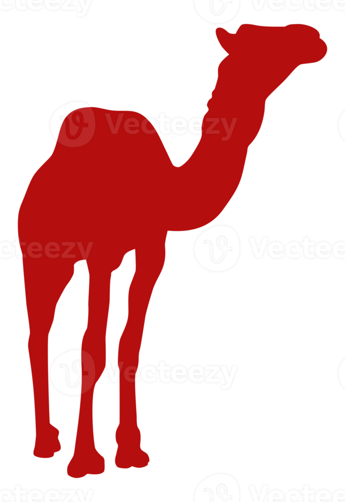 Camel Silhouette for Logo, Pictogram, Website, Apps, Art Illustration or Graphic Design Element. Format PNG