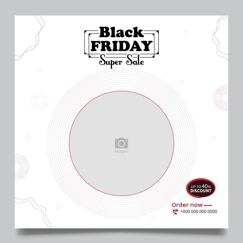 Web  black Friday banner template vector