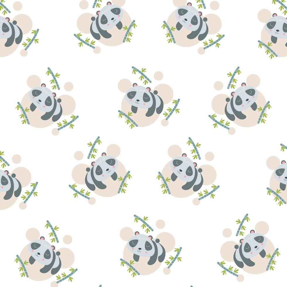 Cute animal cartoon pattern perfect for wrapping paper and decoration vector