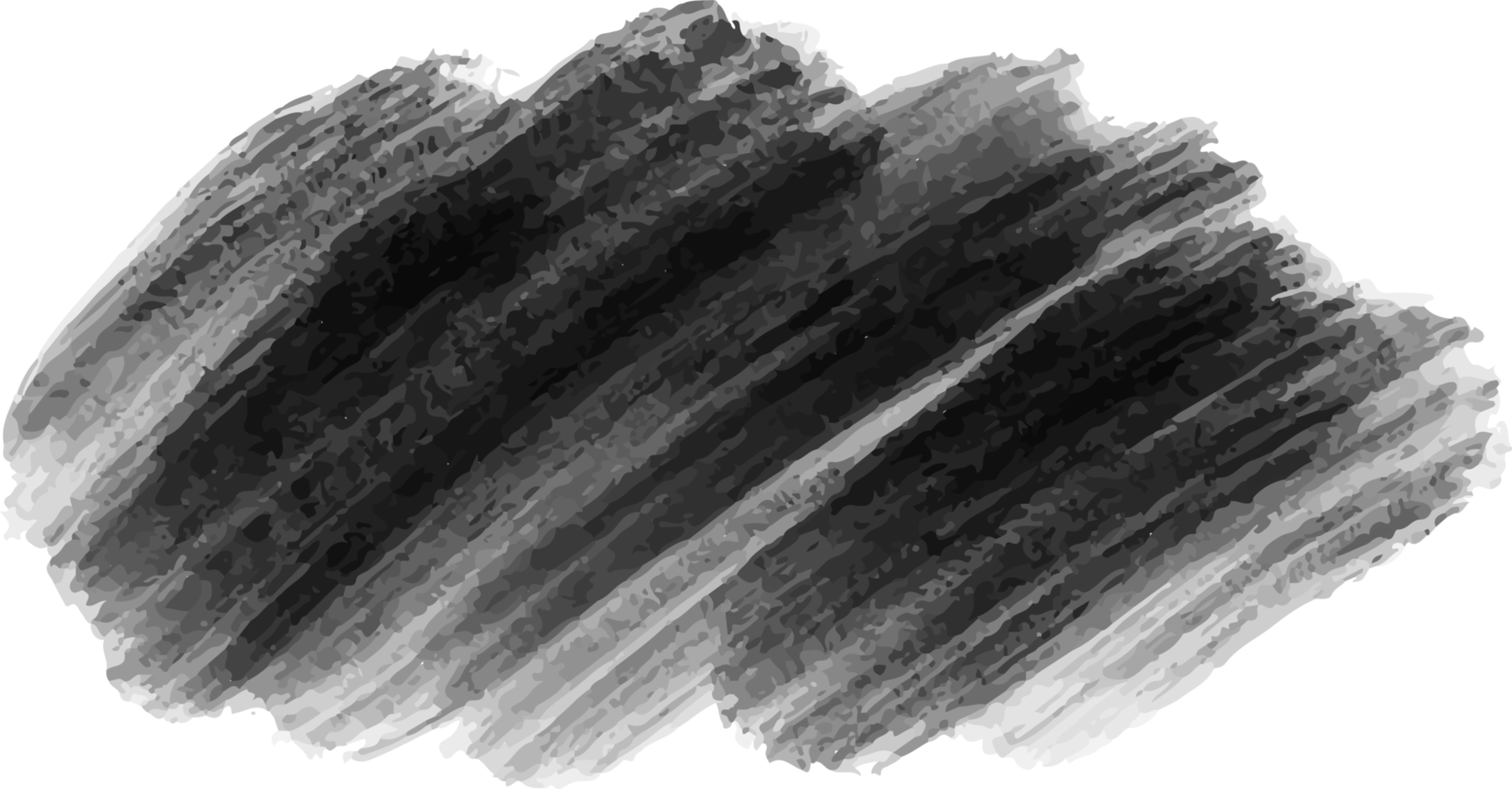 Black Ink Brush multiply transparency png