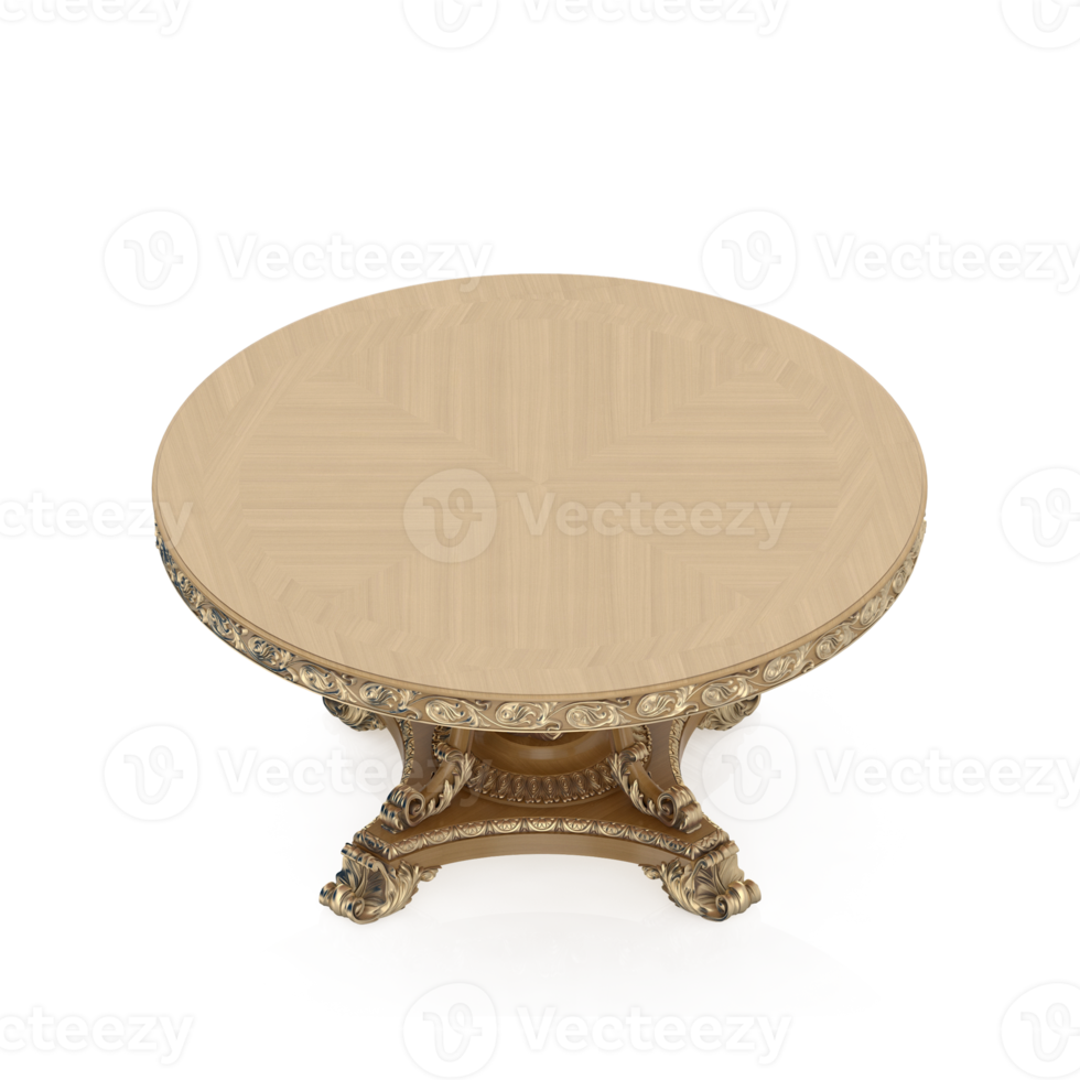 Isometric Table set Perspective 3D render png