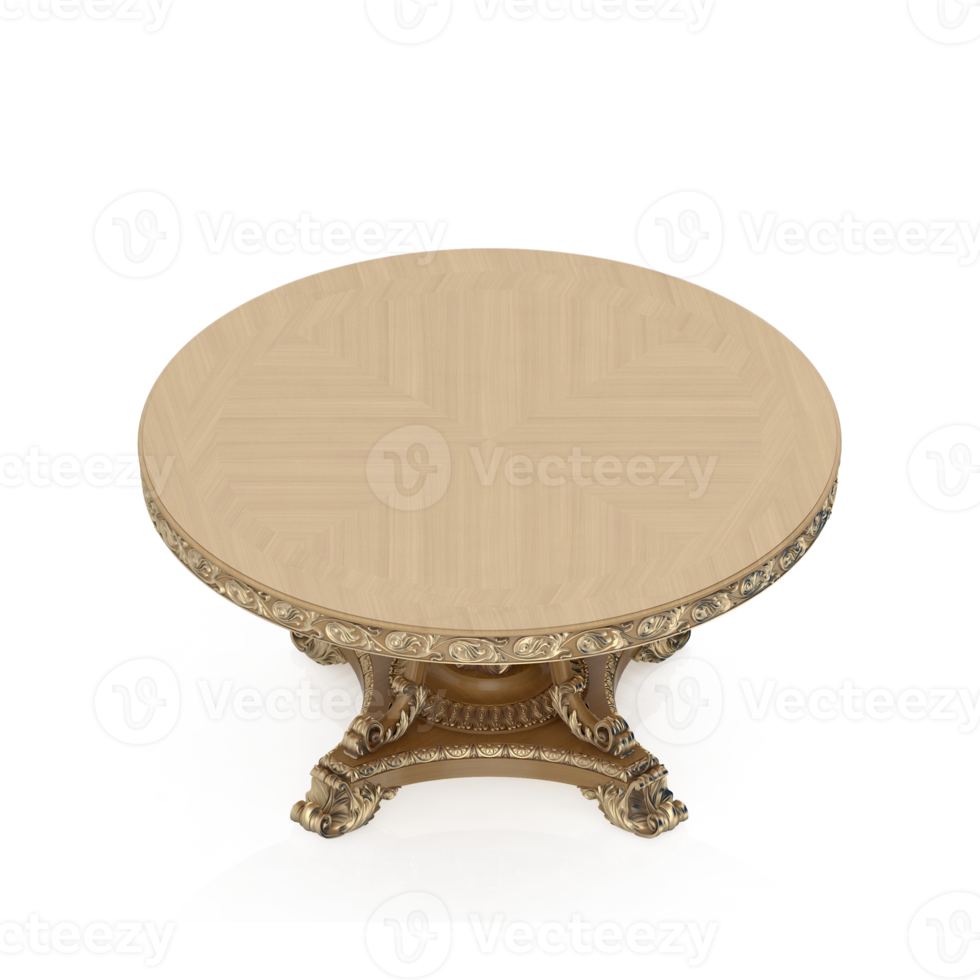 Isometric Table set Perspective 3D render png