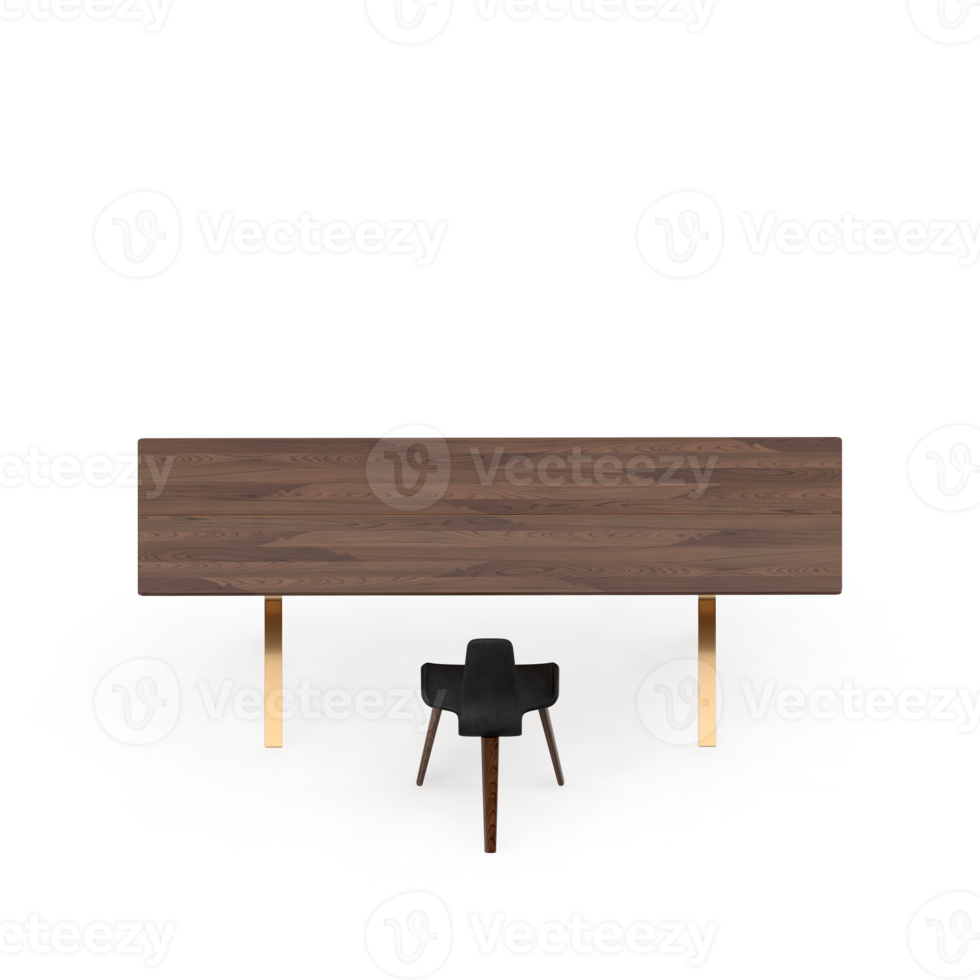 Isometric Table set Perspective 3D render png