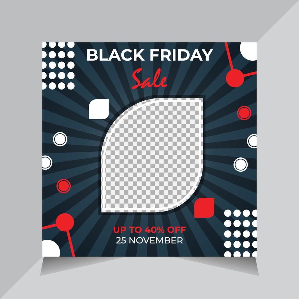 Black Friday Sale Banners Design, Social Media Banner Template, Web Banners, Free Vector