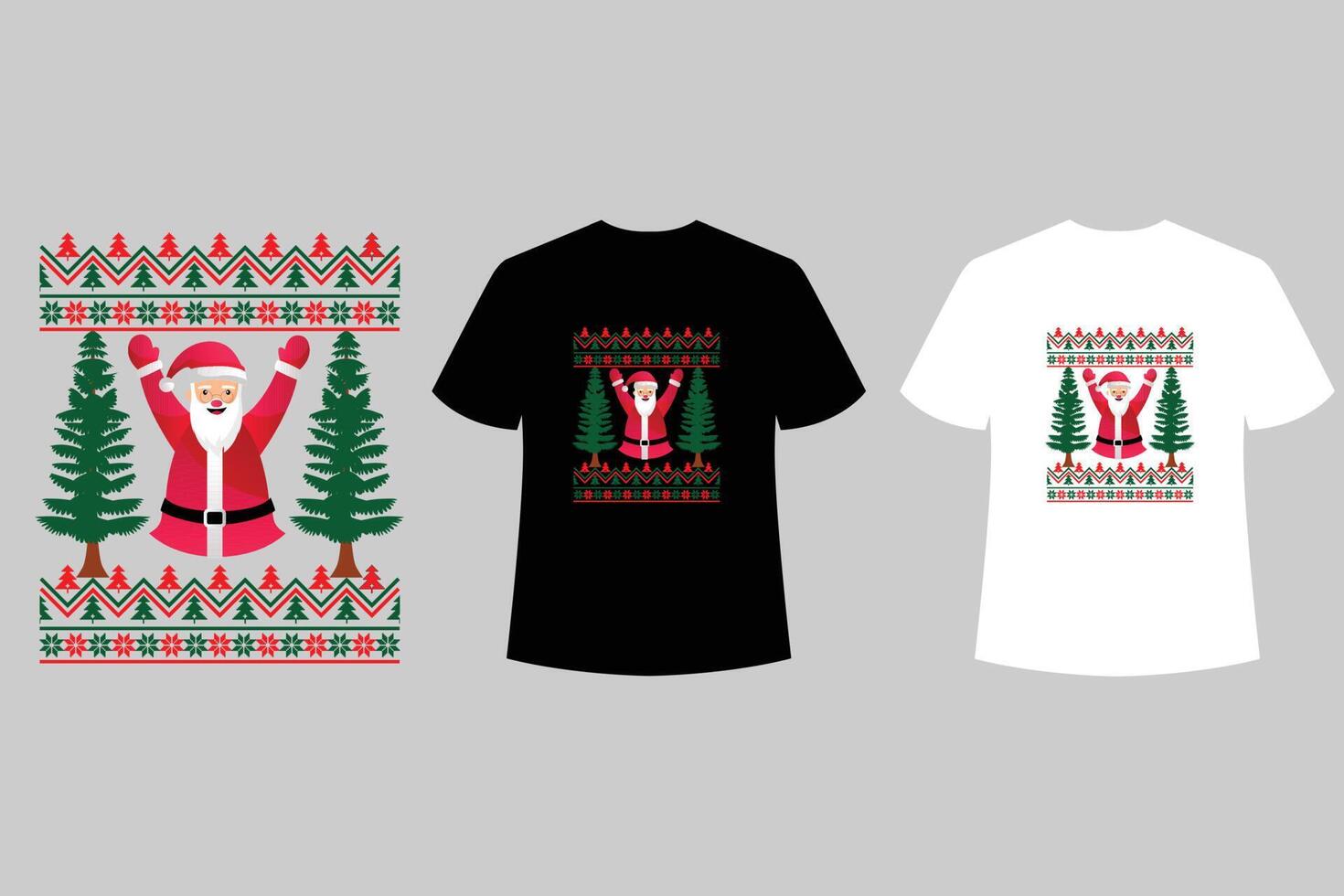 Christmas day t-shirt design vector