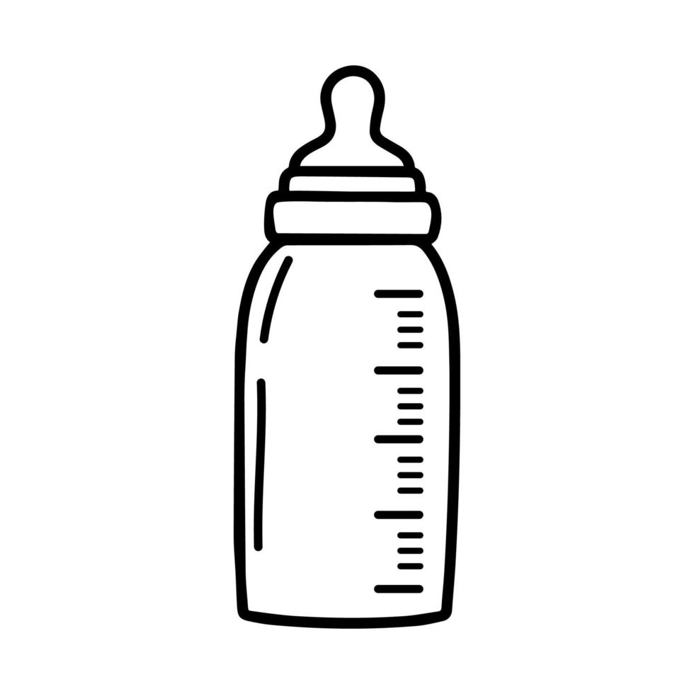 vector de icono de botella de leche