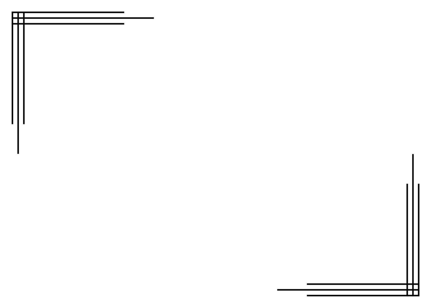 border for frame for text vector