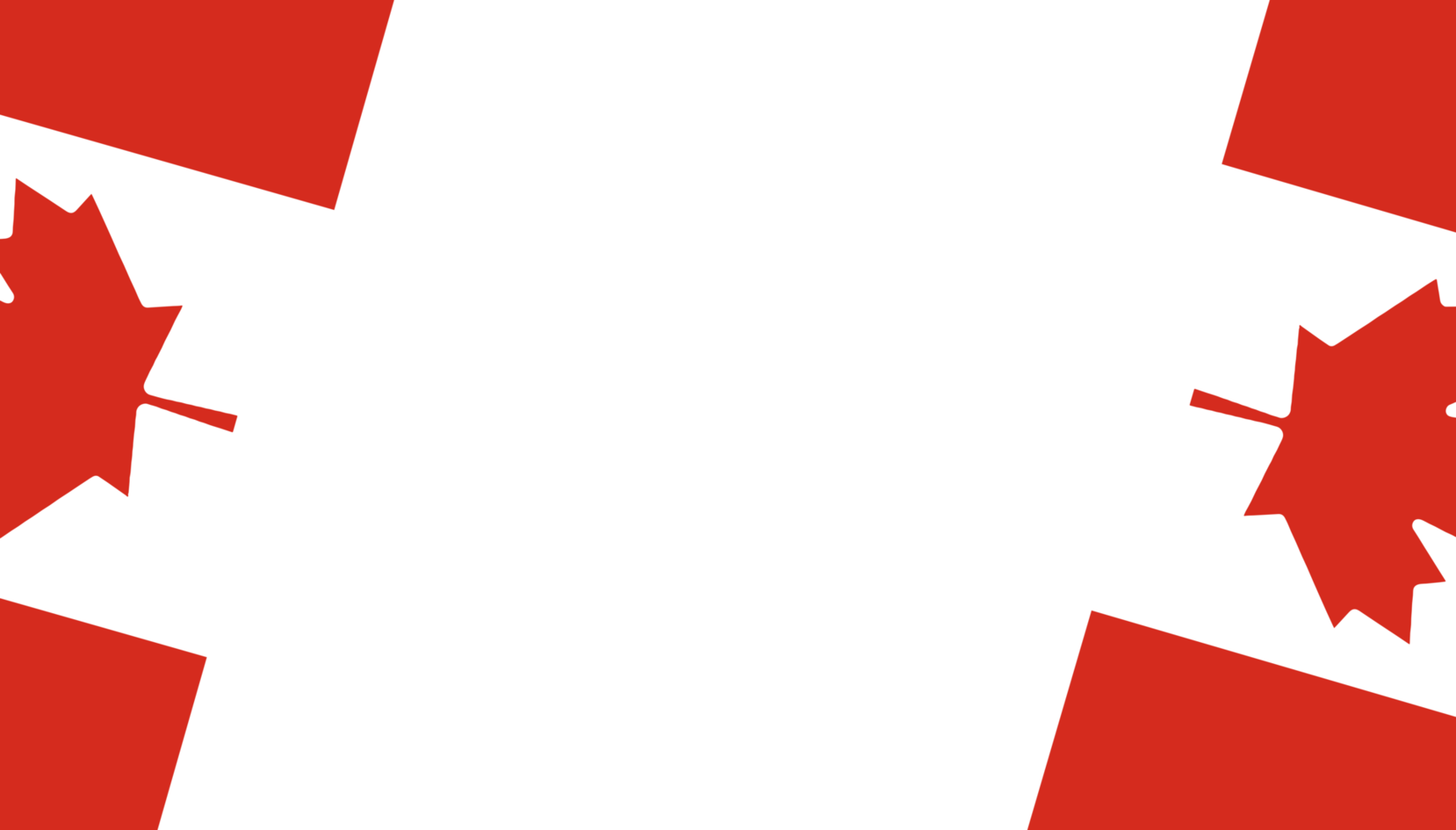 Canada flag wave isolated on png or transparent background