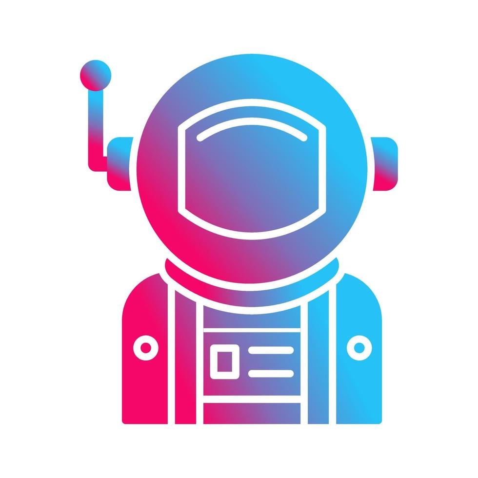 icono de vector de astronauta