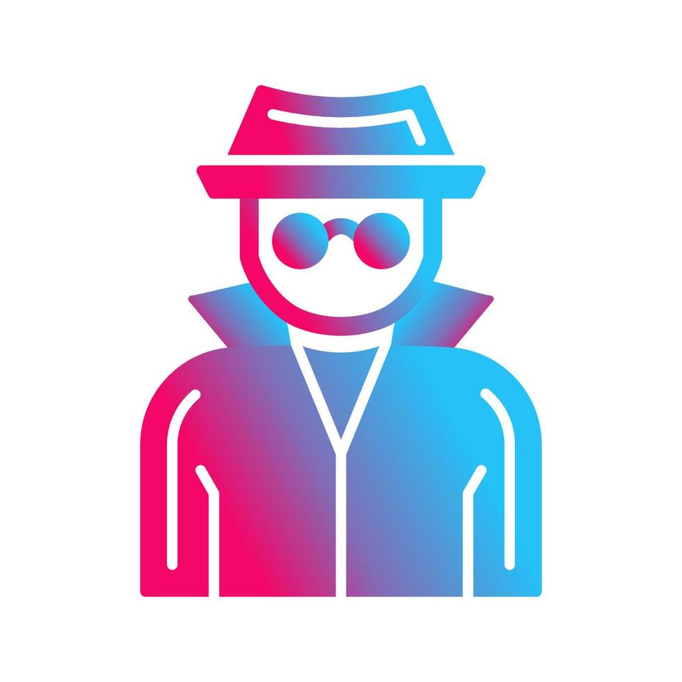 icono de vector de espía
