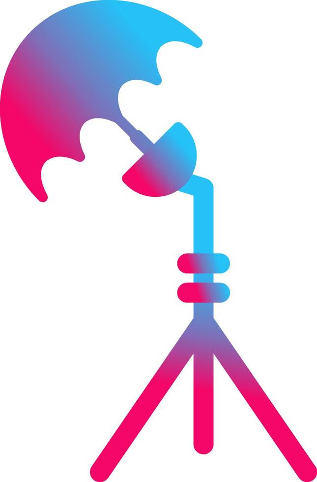 Unique Light Stand Vector Icon