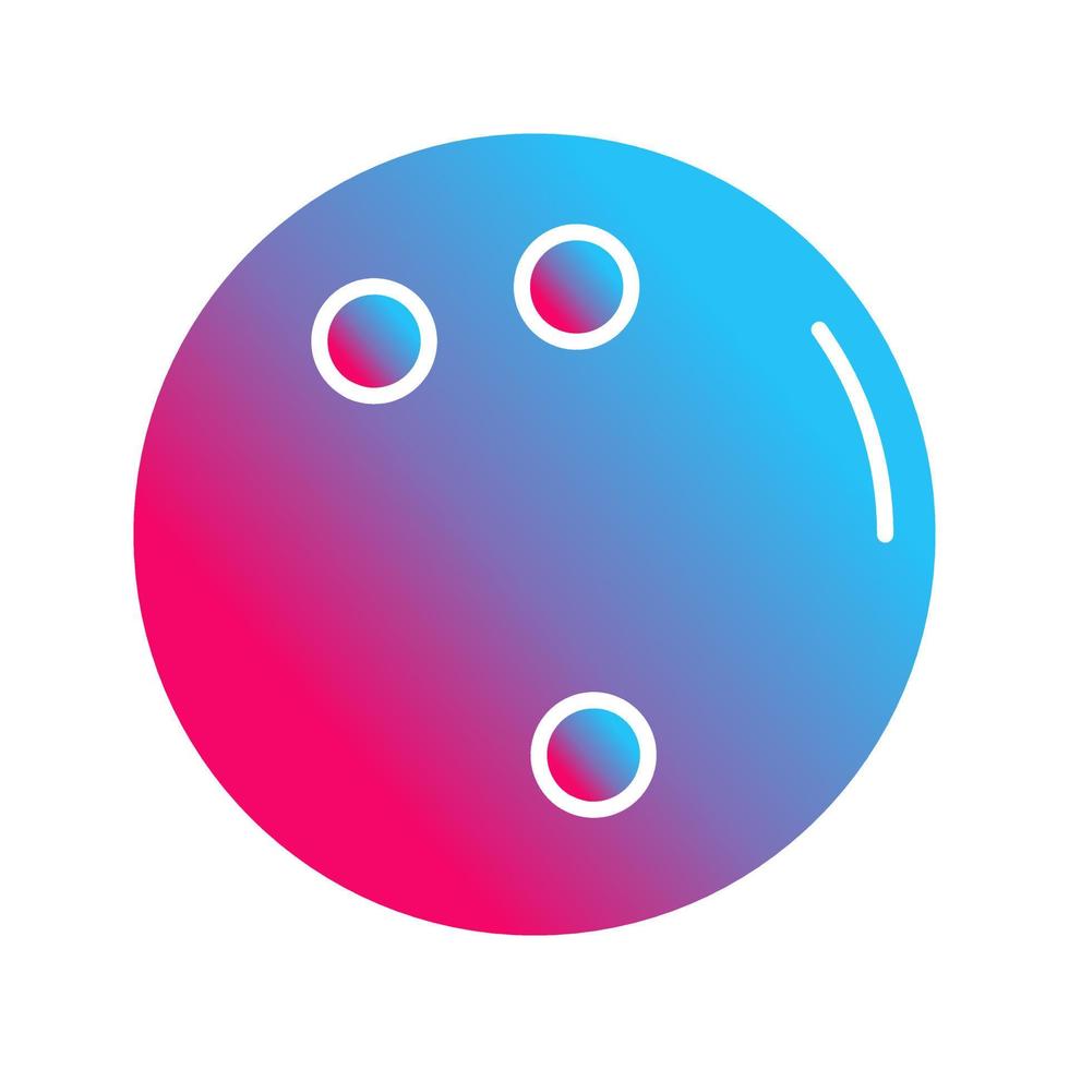 Bowling Ball Vector Icon