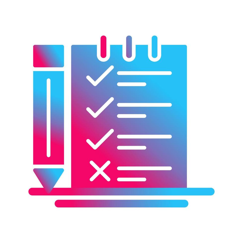 Survey Checklist Vector Icon