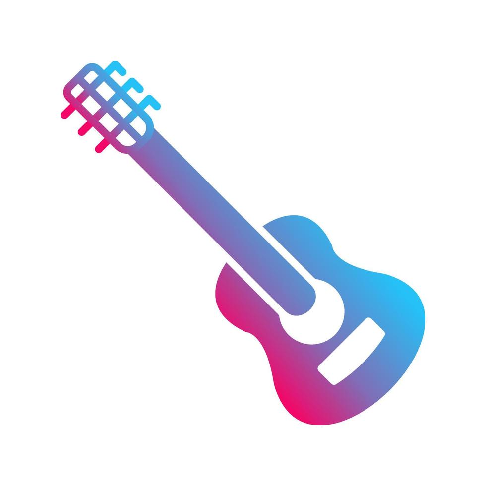 icono de vector de guitarra