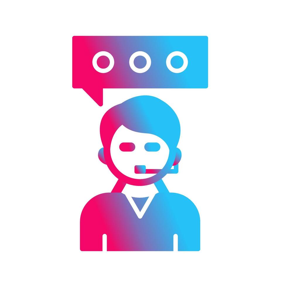 Client Service Vector Icon