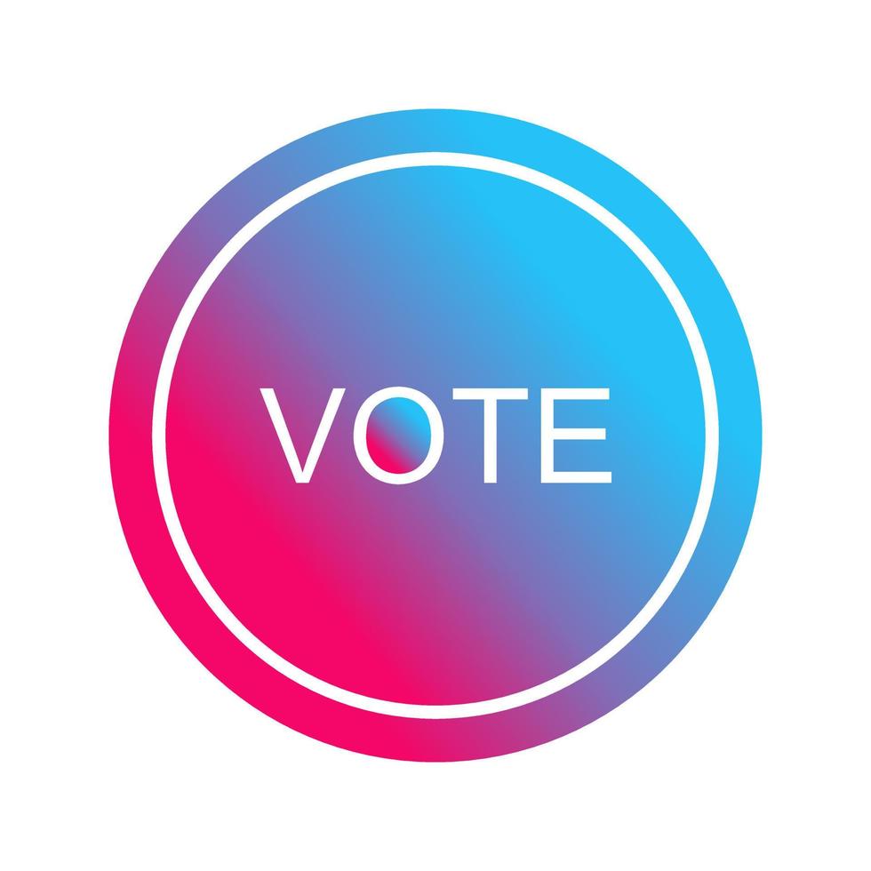 Vote Link Vector Icon