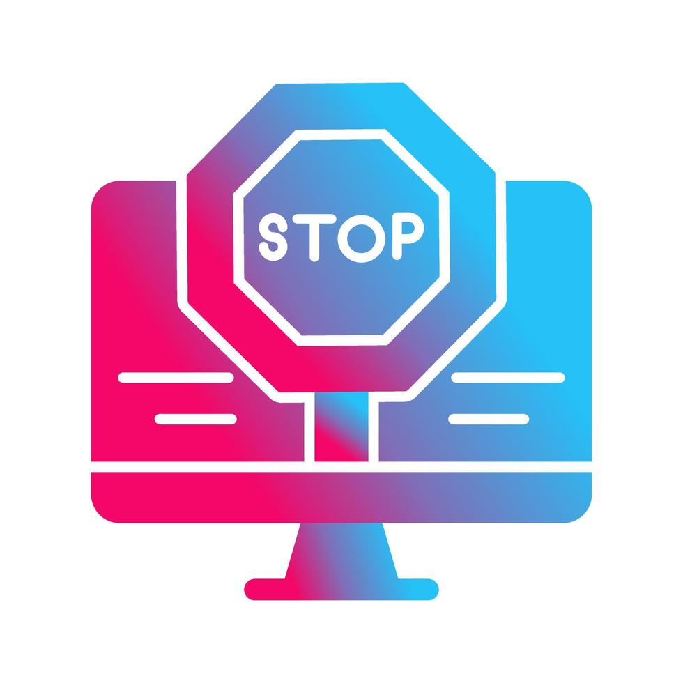 Stop Vector Icon