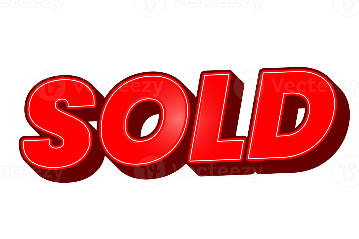 Sold out 3d label promotion banner png