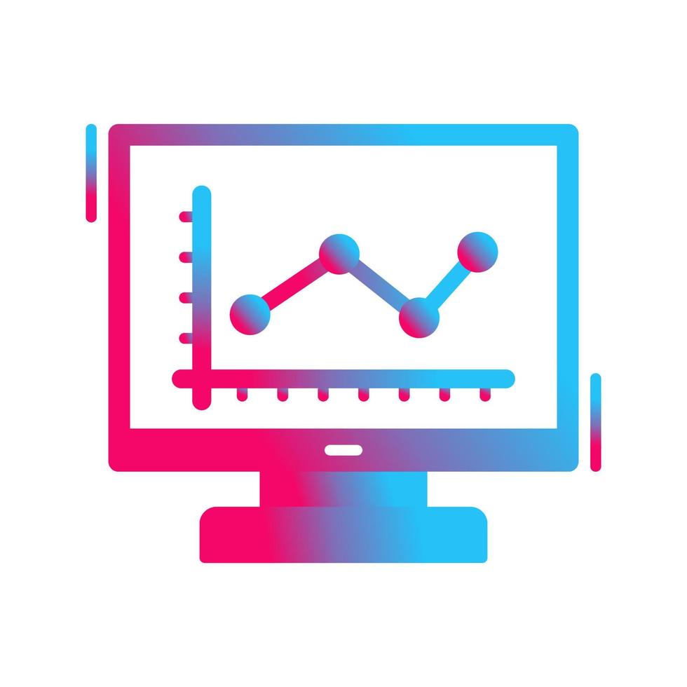 Line Chart Vector Icon