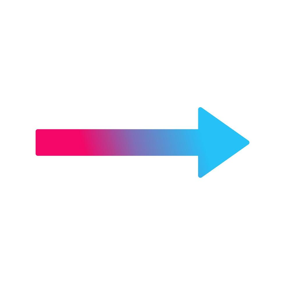 Unique Right Arrow Vector Icon