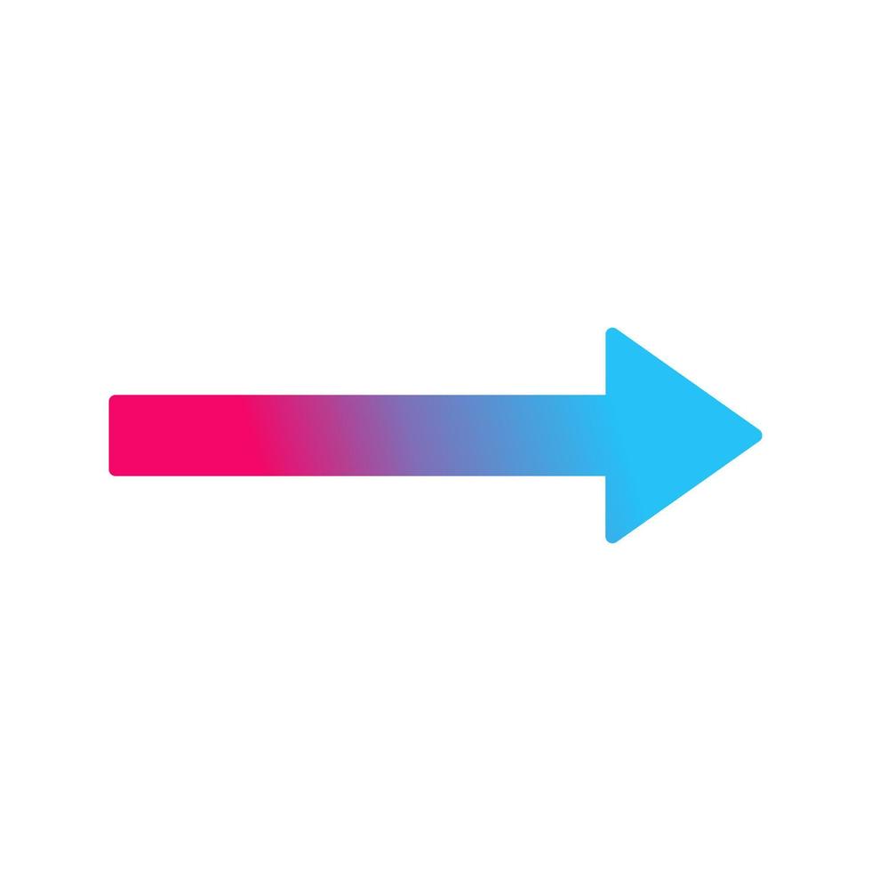 Unique Right Arrow Vector Icon