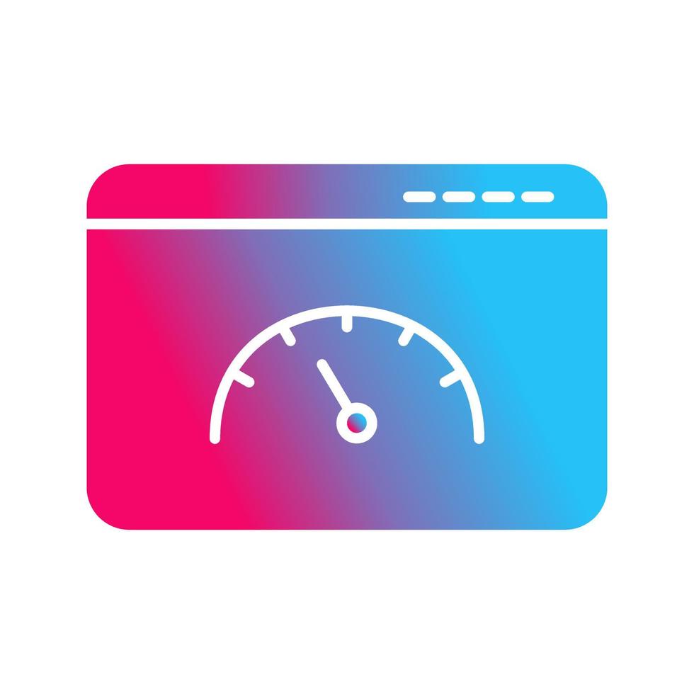 icono de vector de velocidad de página