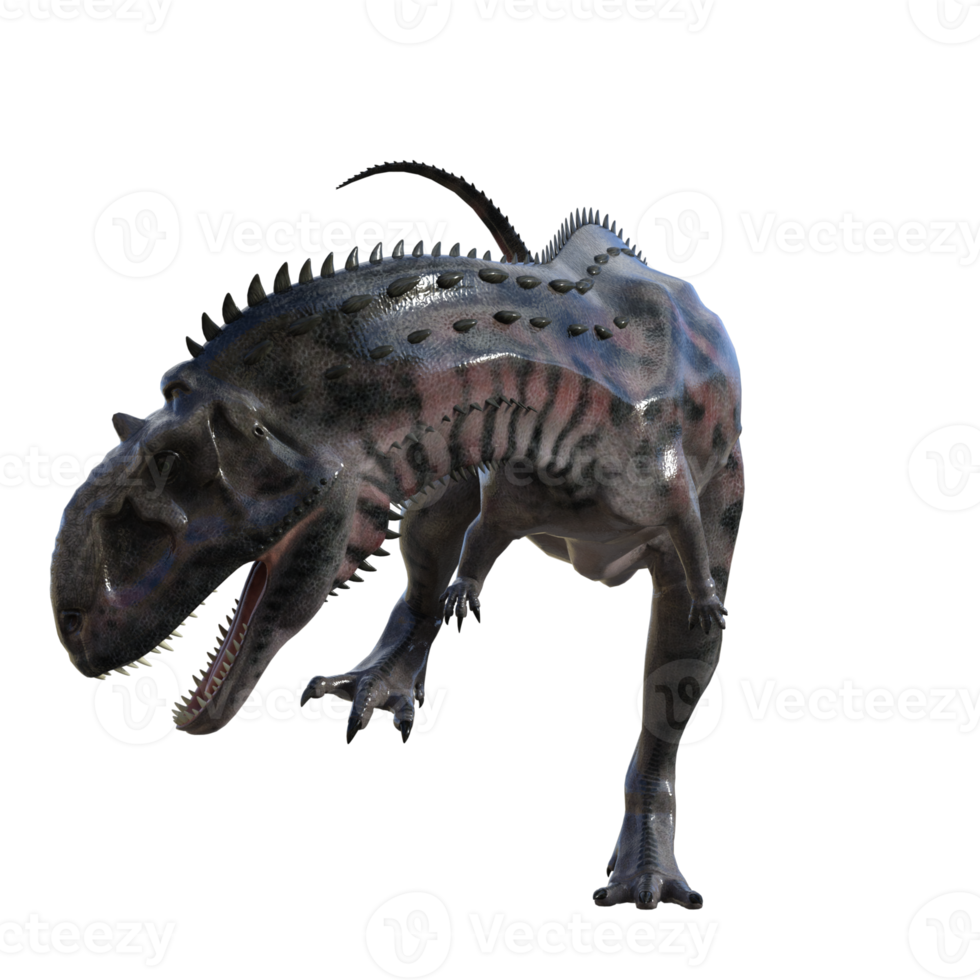 Majungasaurus Dinosaurier isoliert 3d machen png