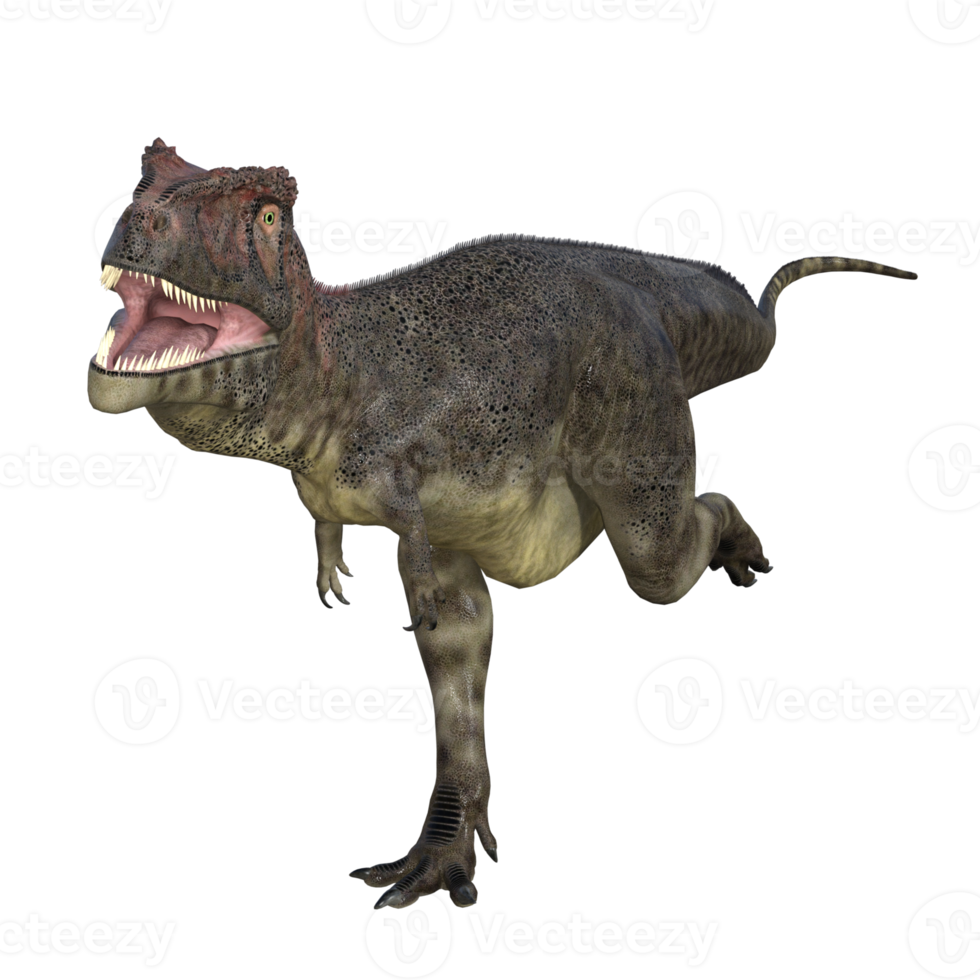 mapusaurus dinosaurio aislado 3d hacer png