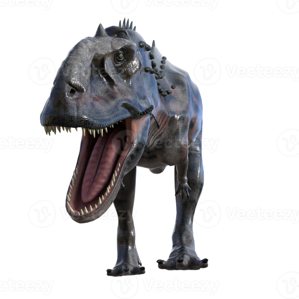 majungassauro dinossauro isolado 3d render png