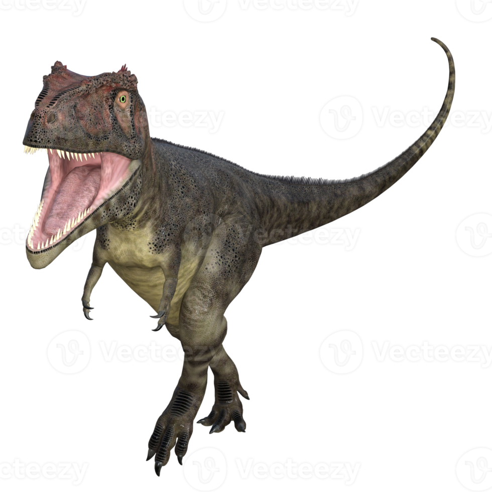 kaartaurus dinosaurus geïsoleerd 3d geven png