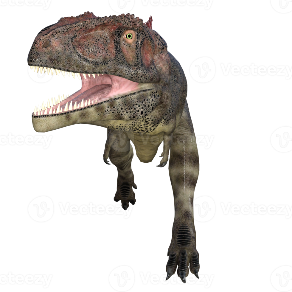 mapusaurus dinosaurio aislado 3d hacer png