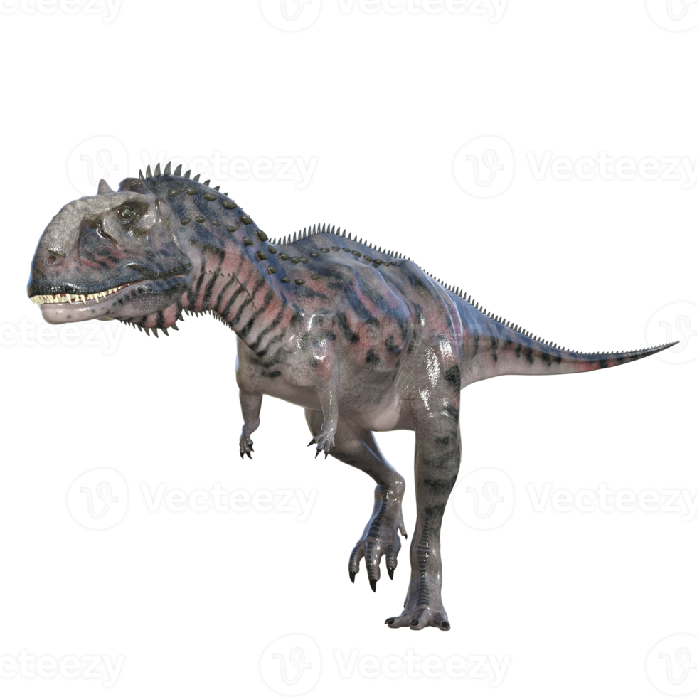 majungassauro dinossauro isolado 3d render png