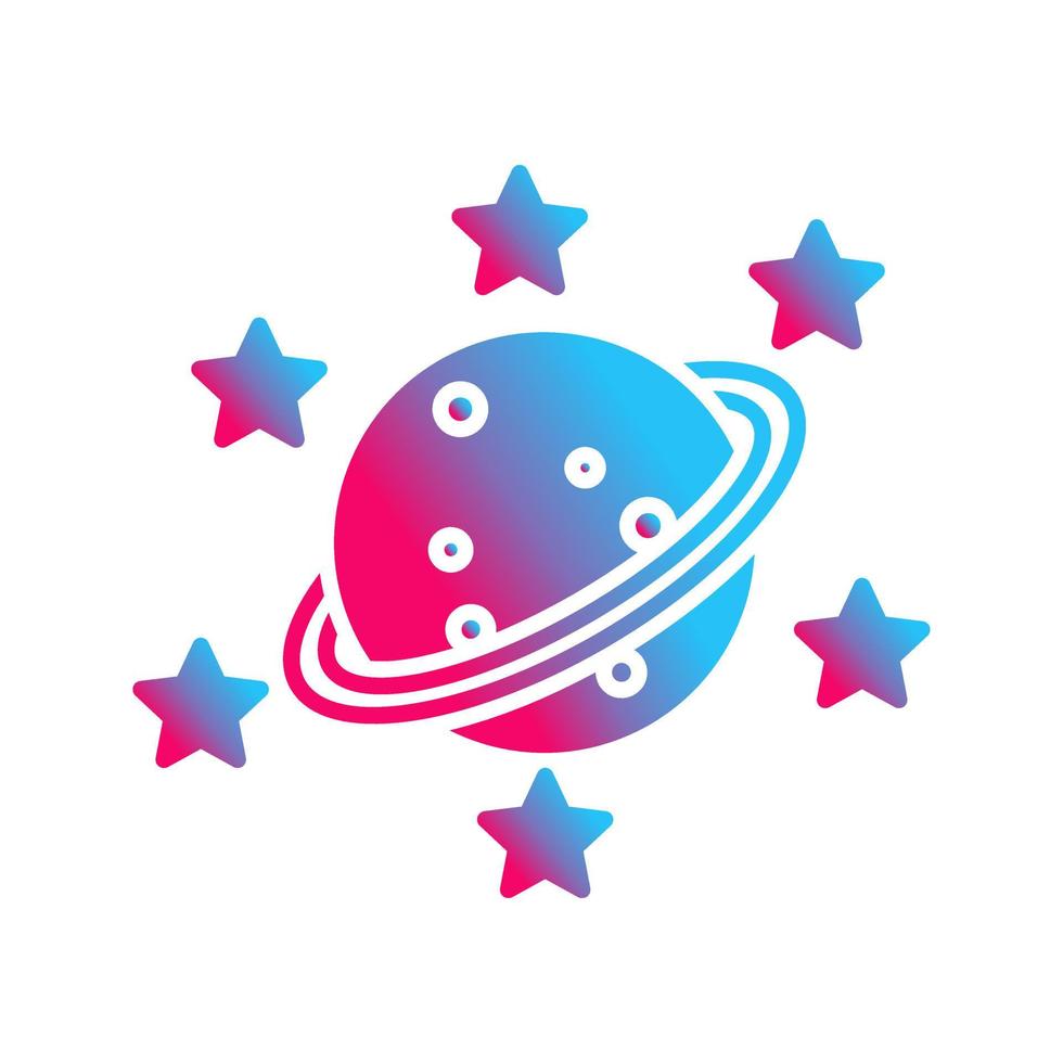 Saturn Vector Icon