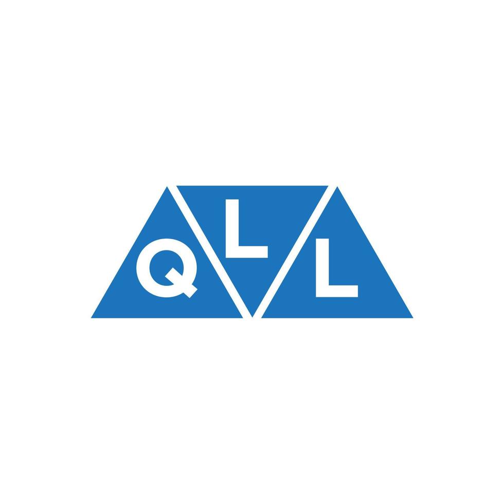 lql resumen inicial logo diseño en blanco antecedentes. lql creativo iniciales letra logo concepto. vector