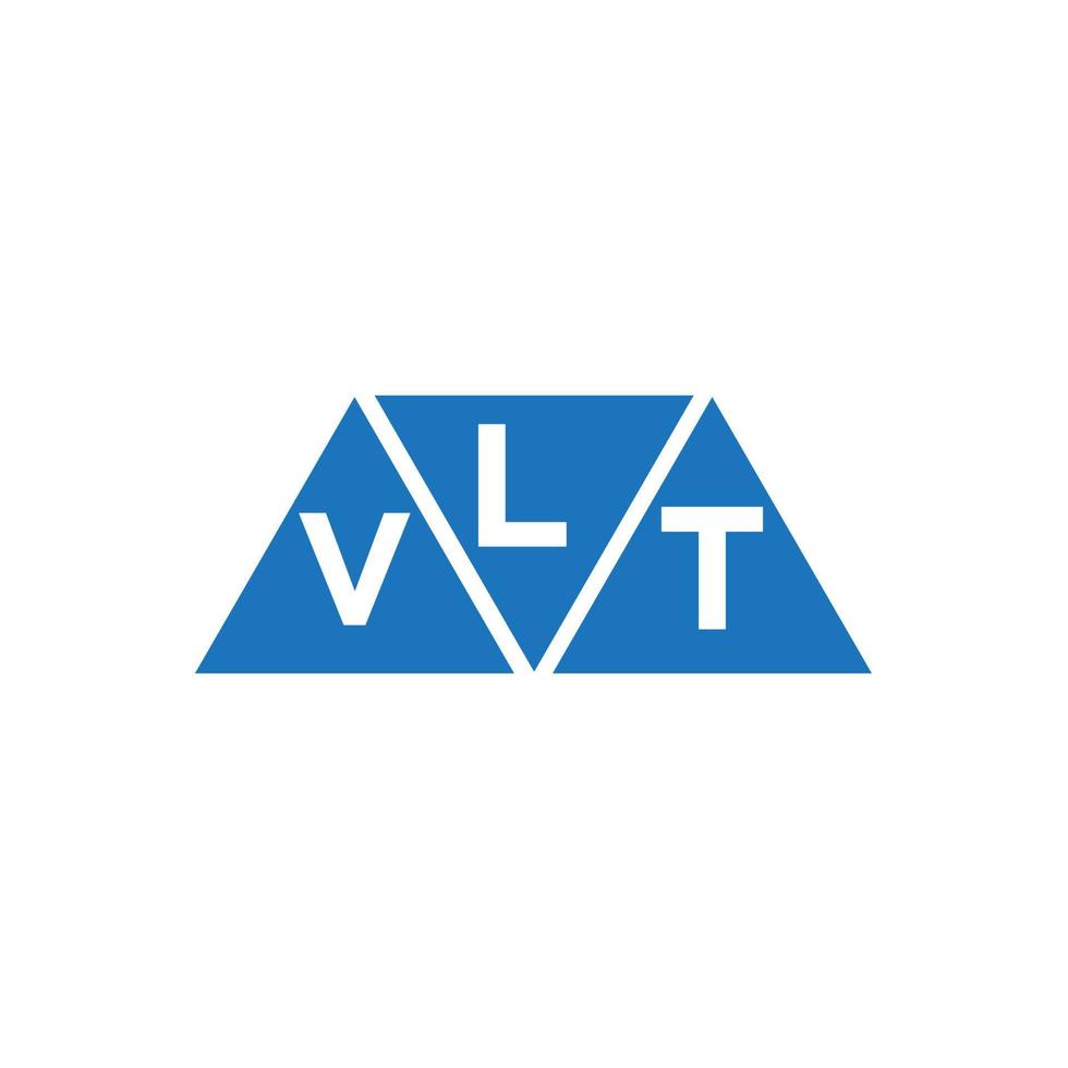 lvt resumen inicial logo diseño en blanco antecedentes. lvt creativo iniciales letra logo concepto. vector
