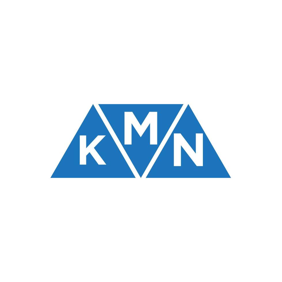 mkn resumen inicial logo diseño en blanco antecedentes. mkn creativo iniciales letra logo concepto. vector