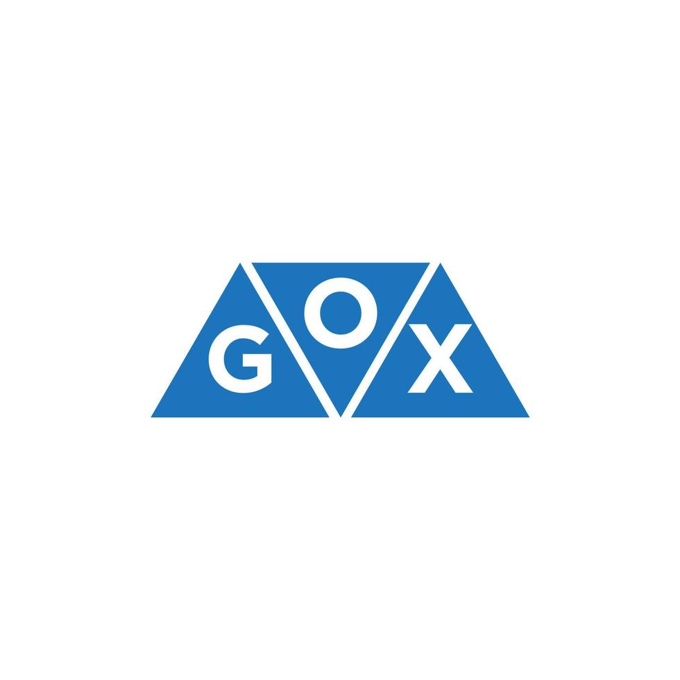 ogx resumen inicial logo diseño en blanco antecedentes. ogx creativo iniciales letra logo concepto. vector