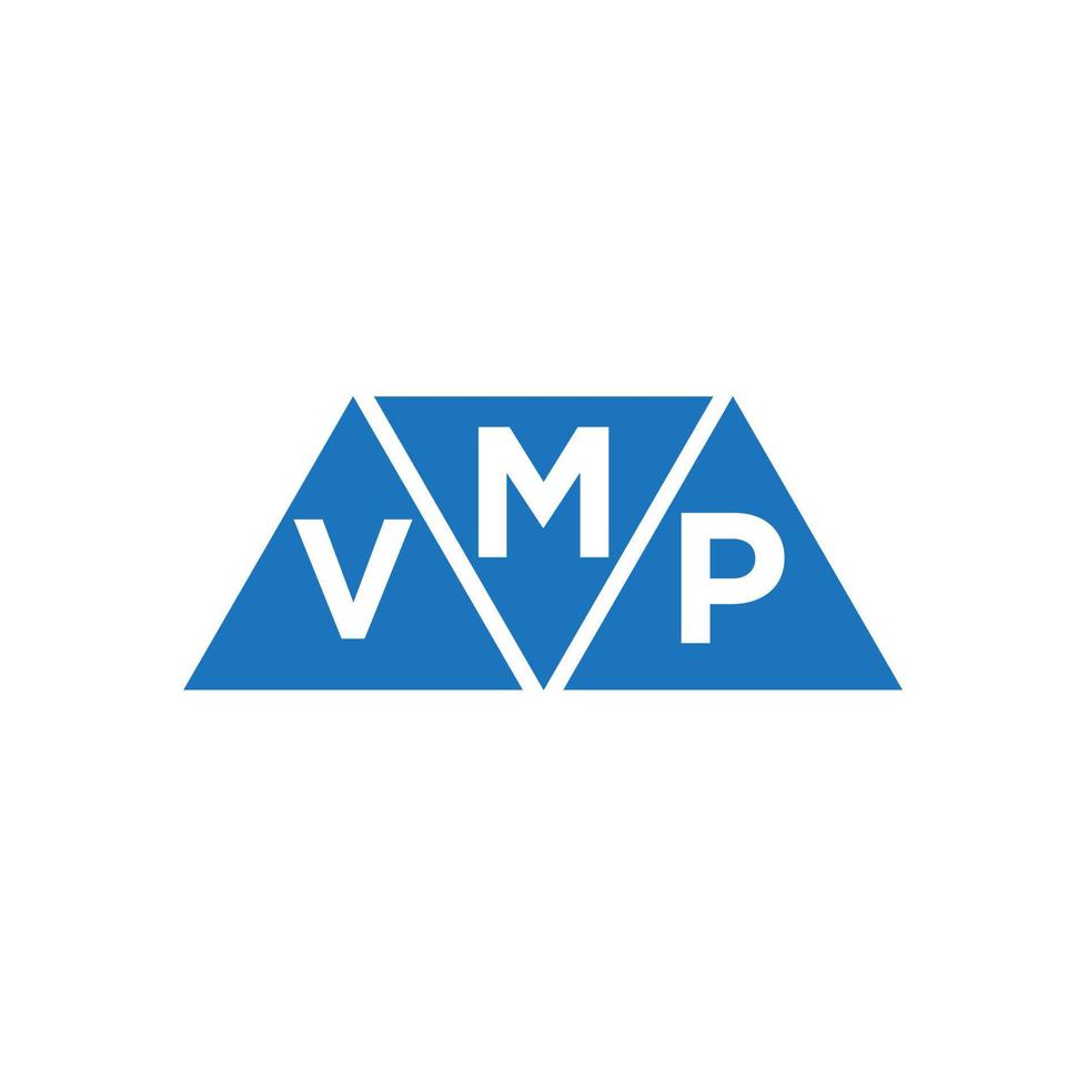 MVP abstract initial logo design on white background. MVP creative initials letter logo concept. vector