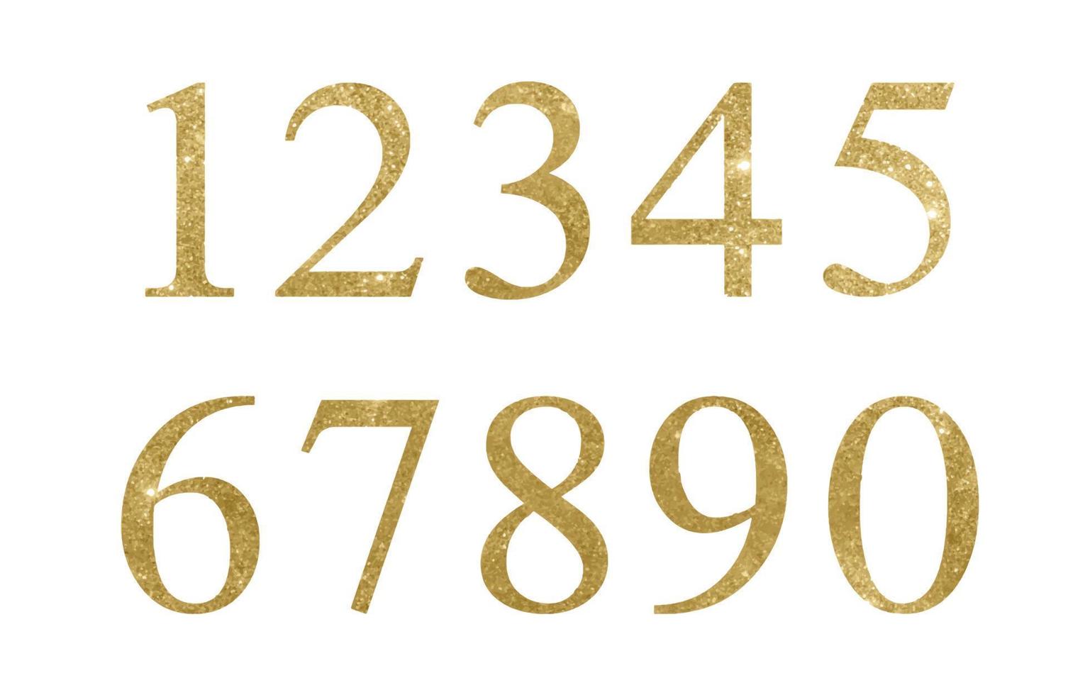 Gold glitter watercolor Alphabet. For baby shower, Wedding invitation, greeting card, birthday, logo, poster other ideas. vector
