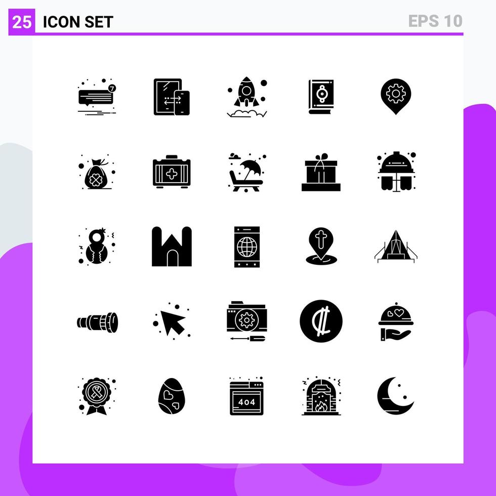 25 Creative Icons Modern Signs and Symbols of setting ramadan technology quran islam Editable Vector Design Elements