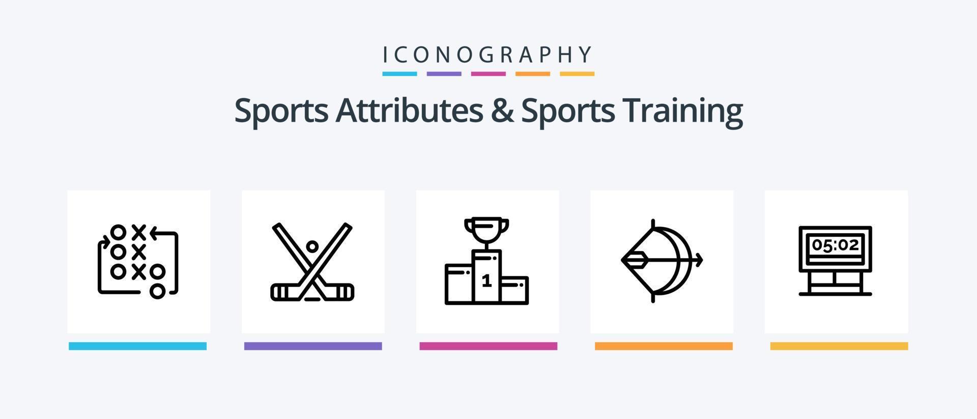 Sports Atributes And Sports Training Line 5 Icon Pack Including fan. attribute. shoot. air. cup. Creative Icons Design vector